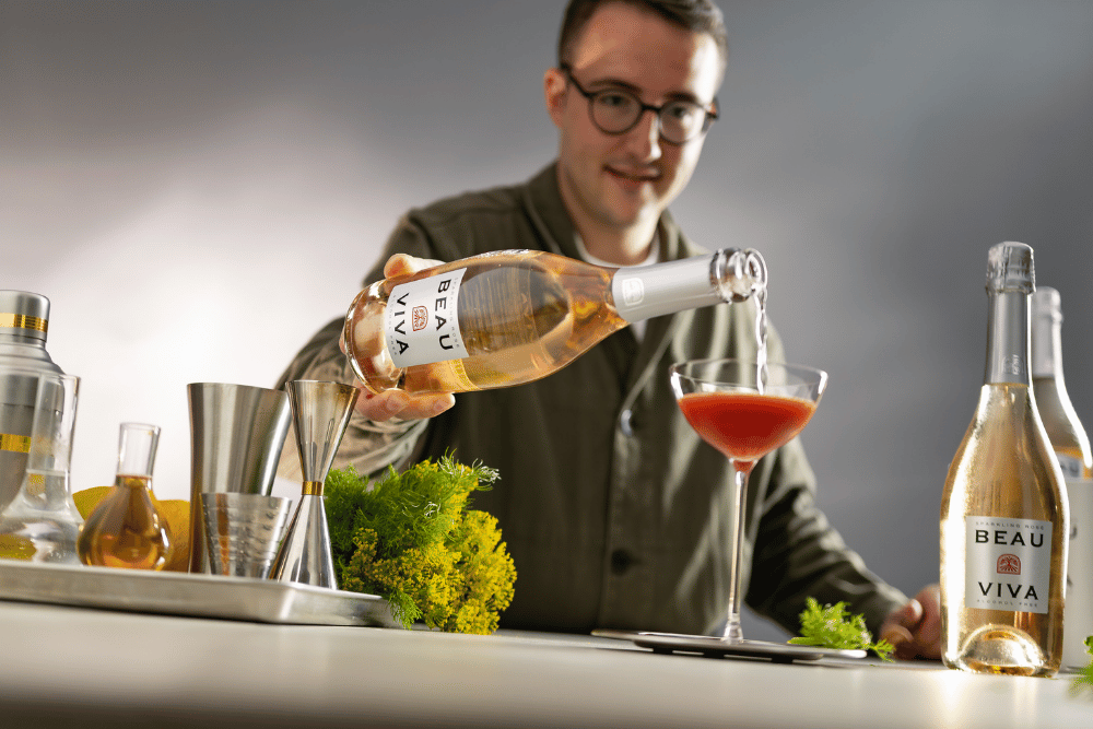Riviera Rosé: Alcohol-Free Mocktail Inspired by Provence Mornings